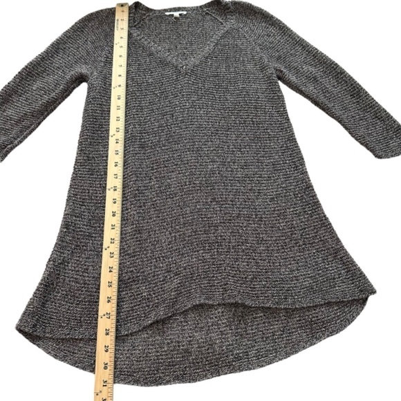 Eileen Fisher Women's S Linen V-Neck Knit Top 3/4 Sleeves Beach Boho Lagenlook - Picture 12 of 16